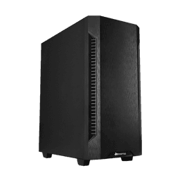 ATX Tower Case, Black, 1 PWM fan incl. (AS-01B-OP)