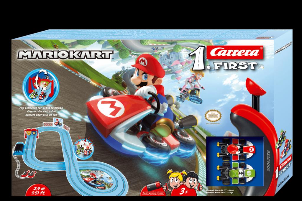 RC Nintendo Mario Kart, Ajoneuvo ja ratasetti, 3 vuosi/vuosia, Muovi, Sininen, Vihreä, Punainen (20063028)