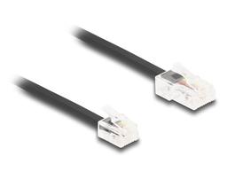 DeLOCK 88039, 10 m, RJ-11, RJ-45, musta, Uros, Uros